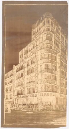 Geschäftshaus S. Adam, Leipziger Straße/ Friedrichstraße, Berlin: Eckansicht
