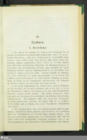 II. Rechnen