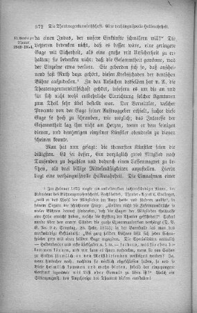Die Theateragenturwirthschaft. Eine verhängnißvolle Halbwahrheit.