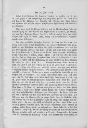 Der 28. Juli 1870