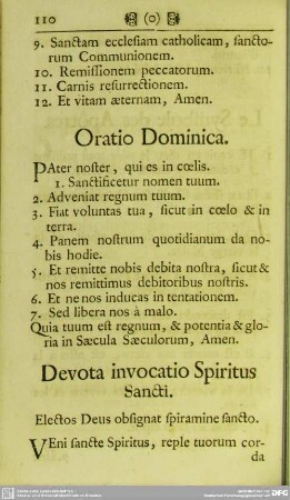 Devota invocatio Spiritus Sancti