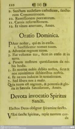 Devota invocatio Spiritus Sancti