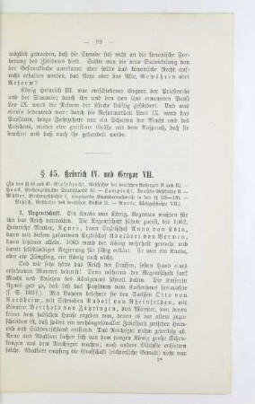 § 45. Heinrich IV. und Gregor VII