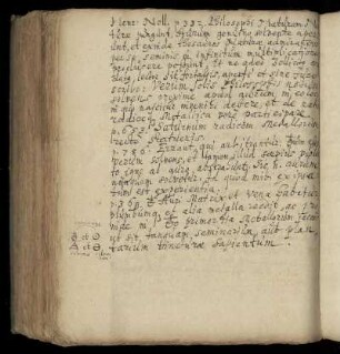 Notate. Heinrich Nolle (Exzerpte)