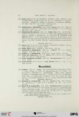 Neuchâtel (Nr. 2280-2316)