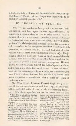 IV. Decline of Sikhism