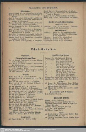 Schul-Anstalten