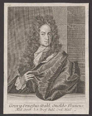Porträt Georg Ernst Stahl (1659-1734)