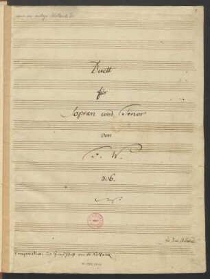 Duets (voc.); S (2), pf; H-Dur