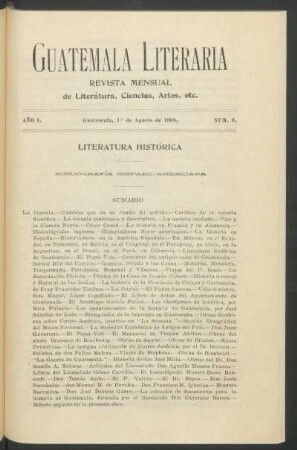 Literatura histórica : Bibliografía hispano-americana