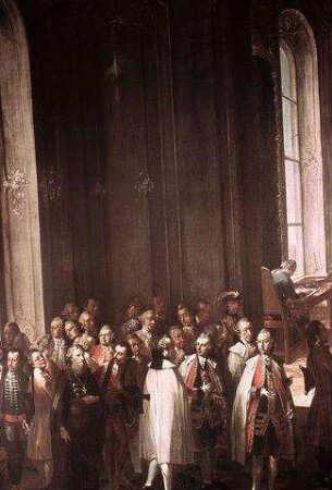 Konklave des Deutschen Ordens und Ernennung Erzherzog Maximilians zum Koadjutor 1770 in der Wiener Hofburg