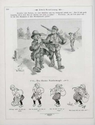 "Fidele Arretierung" "Die kleine Kindsmagd"