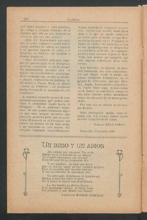 Un beso y un adiós