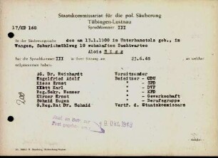Sigg, Alois