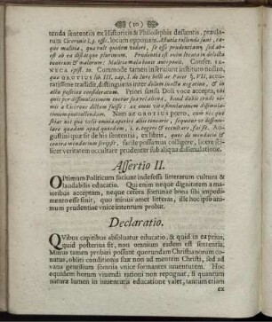 Declaratio.