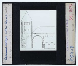Mittelzell, Münster St. Maria und Markus (Reichenau-Mittelzell) : Längsschnitt