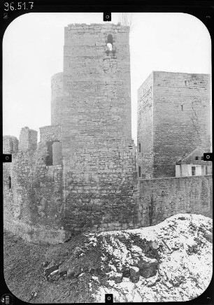 Treffurt. Burgruine Normannstein (Umbau um 1200)