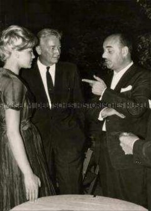 Artur Brauner und Teddy Stauffer
