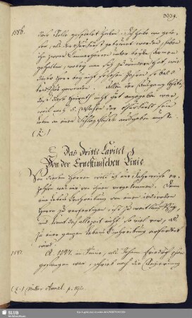 3. Capitel. Von der Ernestinischen Linie