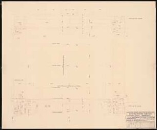Nationaltheater, München: Bühnenhaus: Grundriss Hauptbühne 1:50