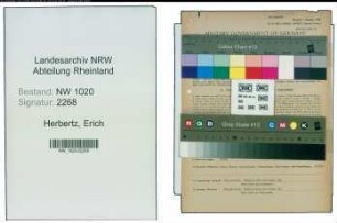 Entnazifizierung Erich Herbertz , geb. 01.08.1921 (Polizist)