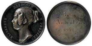 Preußen: Medaille auf die Königin Elisabeth von Preußen