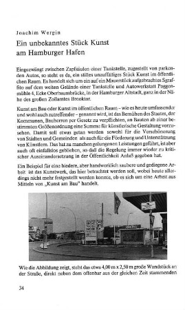 Ein unbekanntes Stück Kunst am Hamburger Hafen