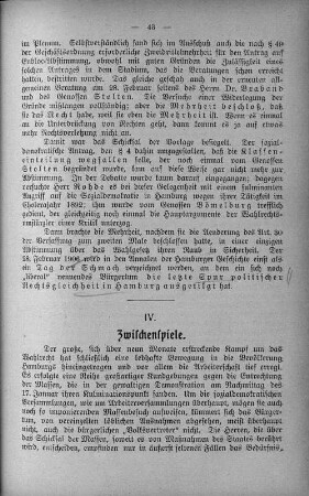 IV. Zwischenspiele.