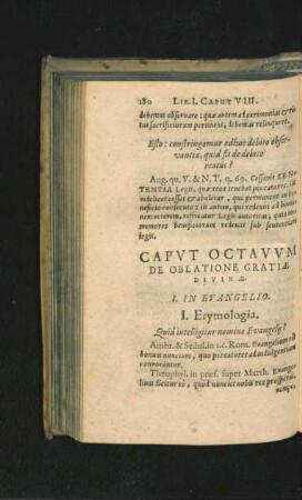 Caput Octavum. De Oblatione Gratiae Divinae.