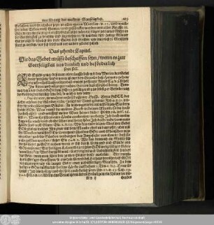 Das zehende Capitel. Wie das Gebet müsse beschaffen seyn/ wenn es zur Gottseligkeit uns dienlich und beförderlich seyn soll.