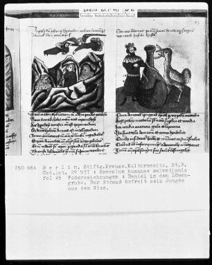 Speculum humanae salvationis — ---, Folio 45rectoBuchseite