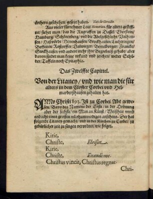 Das Zwelffte Capittel.