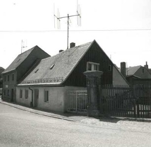 Oederan, Tuchmachergasse 10. Wohnhaus (um 1800). Straßenansicht
