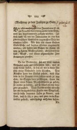 (Nachtrag zu den Zusätzen zu Gatti.)