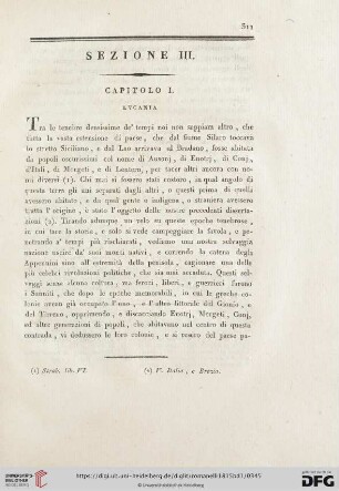 Sezione III.