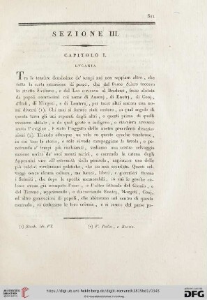 Sezione III.