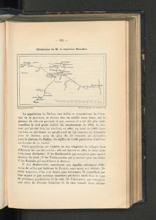 Itinéraires de M. le capitaine Bouchez.