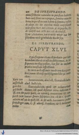Caput XLVI. De Iureiurando