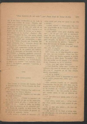 VIII - Un conflicto