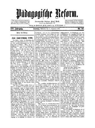 Zum Jahresschluß 1890