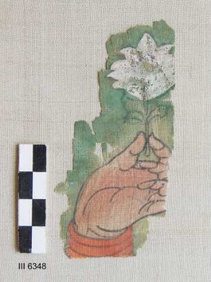 Hand des Bodhisattva Padmapani (Avalokiteshvara)