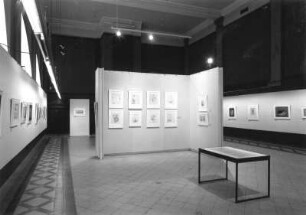 Dresden. Albertinum. Klingersaal. Ausstellung " Georges Braque - Das graphische Werk". Raumaufnahme