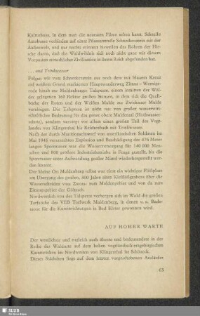 Auf Hoher Warte