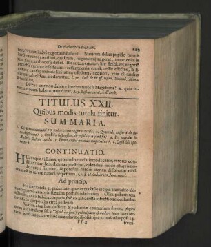 Titulus XXII. Quibus modis tutela finitur.