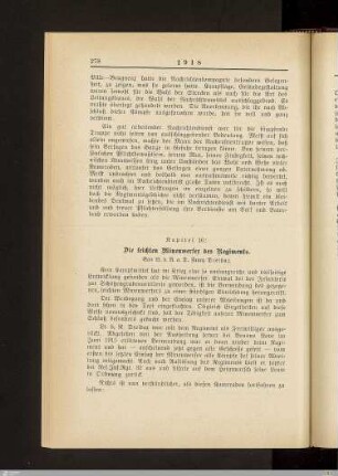 16. Die leichten Minenwerfer des Regiments