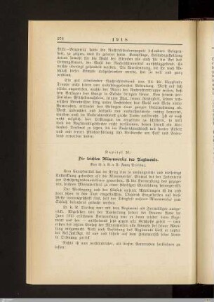 16. Die leichten Minenwerfer des Regiments