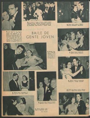 Baile de gente joven