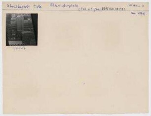 Alexanderplatz. Berlin, Mitte, Alexanderplatz/Grunerstraße/Kar-Marx-Straße