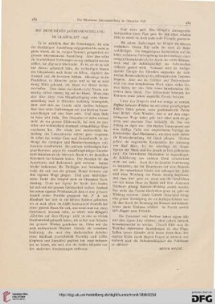 Die Münchener Jahresausstellung im Glaspalast 1898