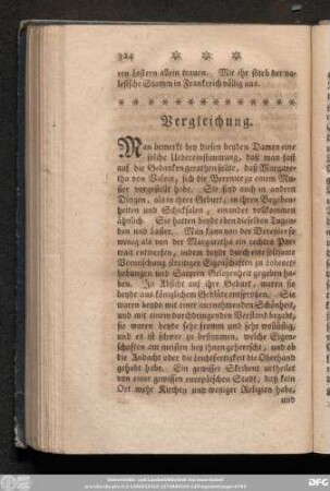 Vergleichung.